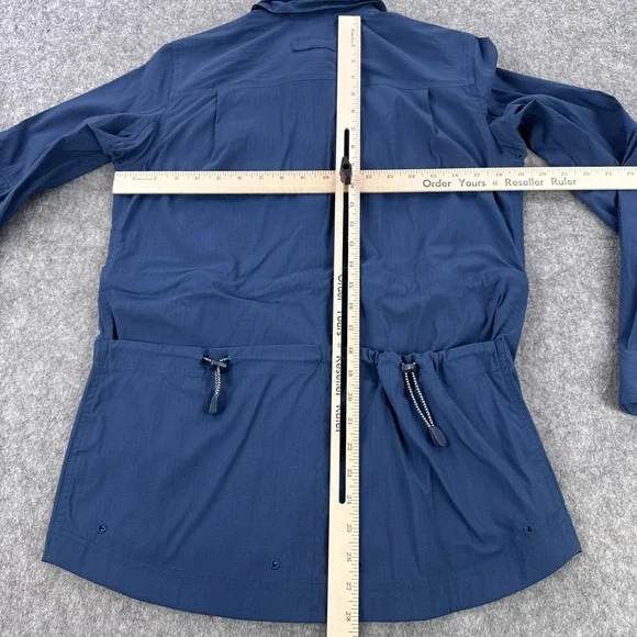 Duluth Trading Jacket Mens XS Blue No Fly Zone Insect Repellent Ripstop Utility - Picture 6 of 15